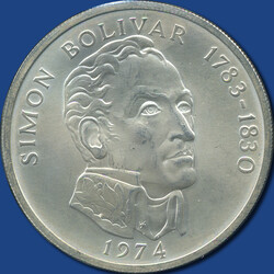 20 Balboas Bolivar, 1974Automatically generated translation:20 ...