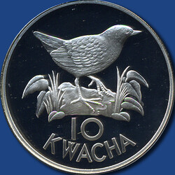 10 Kwacha WWF / Spiegelralle - Sterlingsilber in KapselAutomatically ...