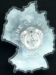 10 Dollar Abschiedsmark, 2001 / Silber 23,5 gr. fein  Automatically ...