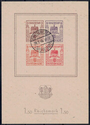 1946 Wiederaufbau-Bl., rundgestpl. Luxus  Automatically generated ...