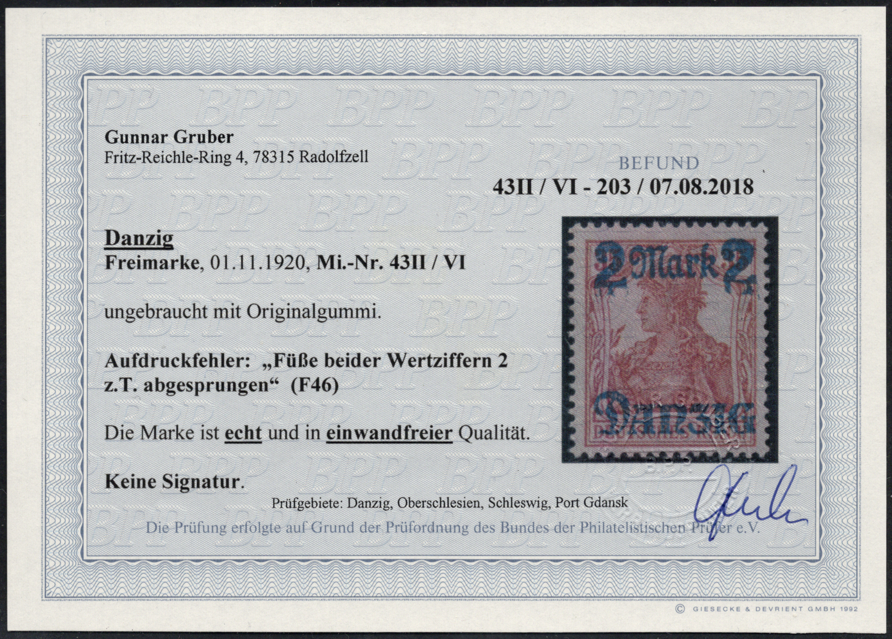 Image 1 for lot number 2990 for AAK Phila GmbH 89. Auction