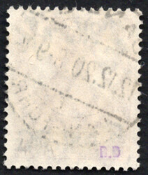 2 M a. 35 Pf Germania m. Aufdruckfehler "ZI gebrochen", zentr. ...