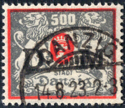 340: Danzig - Official stamps