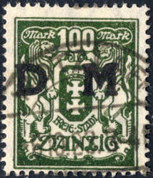 340: Danzig - Official stamps
