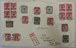1923, 16.11. Auslands-R-Bf. v. Danzig-Langfuhr m. ...