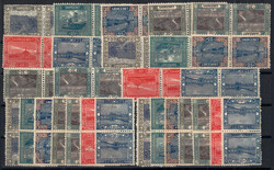 1921 Landschaftsbilder (I) kpl. Slg. (ohne 55 B) aller Kehrdrucke (28 ...