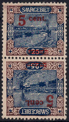 5 C Landschaftsbilder (II) im Kehrdruckpaar, ungebr. Pracht  ...