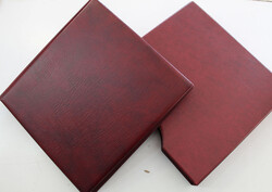 RINGBINDERSET REGULAR weinrot m. Schuber, neuwertig, hoher NP! Dazu ...