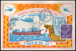 GREAT BITTER LAKE, 2 Belege 1972/73, schöne Motive vorderseitig, ...