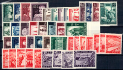 1945-195 Lot nur besserer postfr. Ausgaben (MiNr. 838-53, 878-92, ...