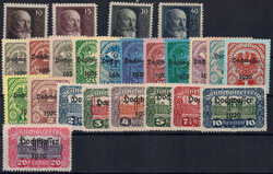 1928 Hainisch und Hochwasser 1921 kpl., postfr. Pracht  Automatically ...