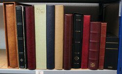 RINGBINDER, 3 Stück, dabei 1x Modell "776" hellbraun m. Schuber + ...