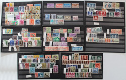 1920-1983 (ca.) vielfältiger Bestand auf 40 Steckkarten in Kobrabox ...