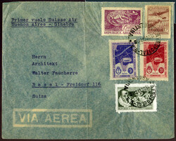 448030: Luftfahrt, Flugpost, internationale Flugpost bis 1950