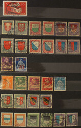 1854-1980 gestpl. Slg. in 2 E-Büchern ab Strubel, dabei mittleres ...