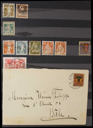 1854-1980 gestpl. Slg. in 2 E-Büchern ab Strubel, dabei mittleres ...