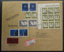 BUND + BERLIN ZUSAMMENDRUCKE Netter Posten von über 80 Belegen (auch ...