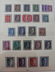 1945-1964: Slg. In den Hauptnummern überkomplett im Lindner-R ...