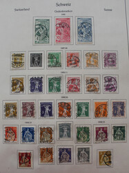 1862-1975: Teilsammlung im älteren Vordruckbindern in meist saubere ...