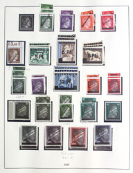 1945-1960: Sammlung überkomplett im Lindner-Vordruckbinder mit allen ...