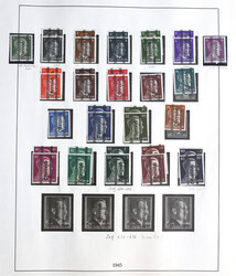 1945-1960: Sammlung überkomplett im Lindner-Vordruckbinder mit allen ...