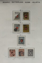 1850-1963: Sammlung im älteren Vordruckbinder in unterschiedlicher ...