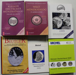 MÜNZKATALOGE Karton mit 11 verschiedenen Katalogen (gute gebrauchte ...