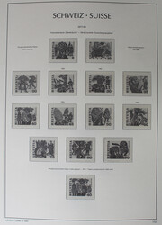 1970-2003 neuwertiger grüner Leuchtturm Falzlos-Vordruckbinder  ...