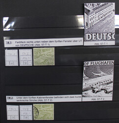 PLATTENFEHLER BAUTEN 1949, dickes Album m. Dubletten, nur PLF, ...