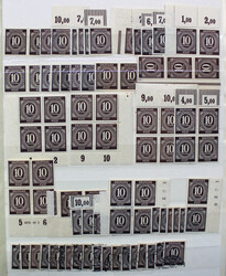 1945-1948 Dublettenbuch, dabei zahlreiche OR, ein ...