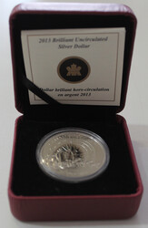 1 Dollar Elisabeth II "Arktis-Expedition", 2013 OVP Etui/Zertifikat  ...