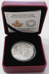 1 Dollar Elisabeth II "75 J. D-Day", 2019, OVP Etui/Zertifikat  ...