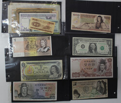 BANKNOTEN-KONVOLUT: großer Teil Reichsbanknoten aber auch Scheine ...