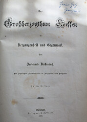 DAS GROSSHERZOGTUM HESSEN, in Vergangenheit u. Gegenwart, von ...