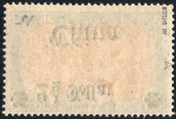 2 1/2 D a. 5 M grünschwarz/dkl´karmin, postfr. Pracht, tiefst gepr. ...