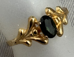 VINTAGE-CHARLES-JOURDAN-RING mit auffälliger Ringschulter in 333er ...