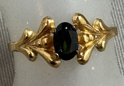 VINTAGE-CHARLES-JOURDAN-RING mit auffälliger Ringschulter in 333er ...