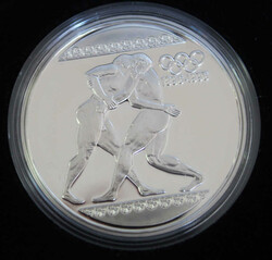 1996: 2x 1000 Drachmen 100 Jahre Olympische Spiele, Sprinter & Ringer ...