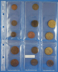 DEUTSCH-OSTAFRIKA schöne Kleinmünzen-Sammlung mit 5x 20 Heller ...