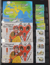 ÜBERSEE 16seitiges volles E-Buch sauber m. (fast) nur versch. Blocks ...