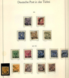 160: Deutsche Auslandspost Türkei - Sammlungen