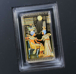 ICONS OF HERITAGE: 1000 Fr. CFA "Goldener Thron v. Tutanchamun" / 2 ...