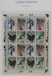 7590: Collections and Lots, United Nations - Se-tenant prints