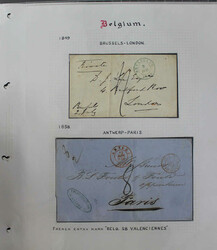1810: Belgien - Briefe Posten