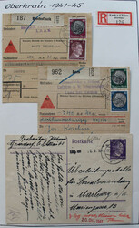 1914-1945, interessante Stempel-Sammlung Ostmark und besetzte Gebiete ...
