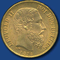 40.40.120.20: Europe - Belgium - Kingdom of Belgium - Leopold II, 1831 - 1865