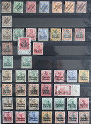 155: Deutsche Auslandspost Marokko - Sammlungen