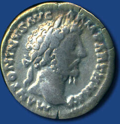 10.30.370: Ancient Coins - Roman Imperial Coins - Marcus Aurelius, 161 - 180