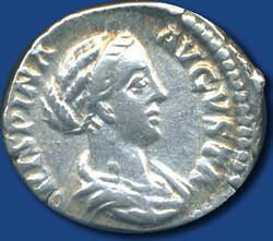 10.30.420: Ancient Coins - Roman Imperial Coins - Crispina, Wife of Commodus