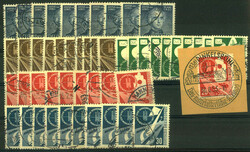 1953 Liebig u. Verkehrsausstellung je 10x sauber gestpl., Luxus  ...